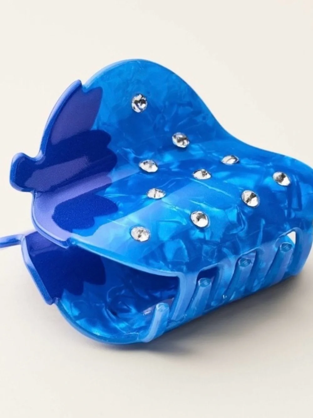 kate spade new york x Target-Blue Strawberry Claw Hair Clip New